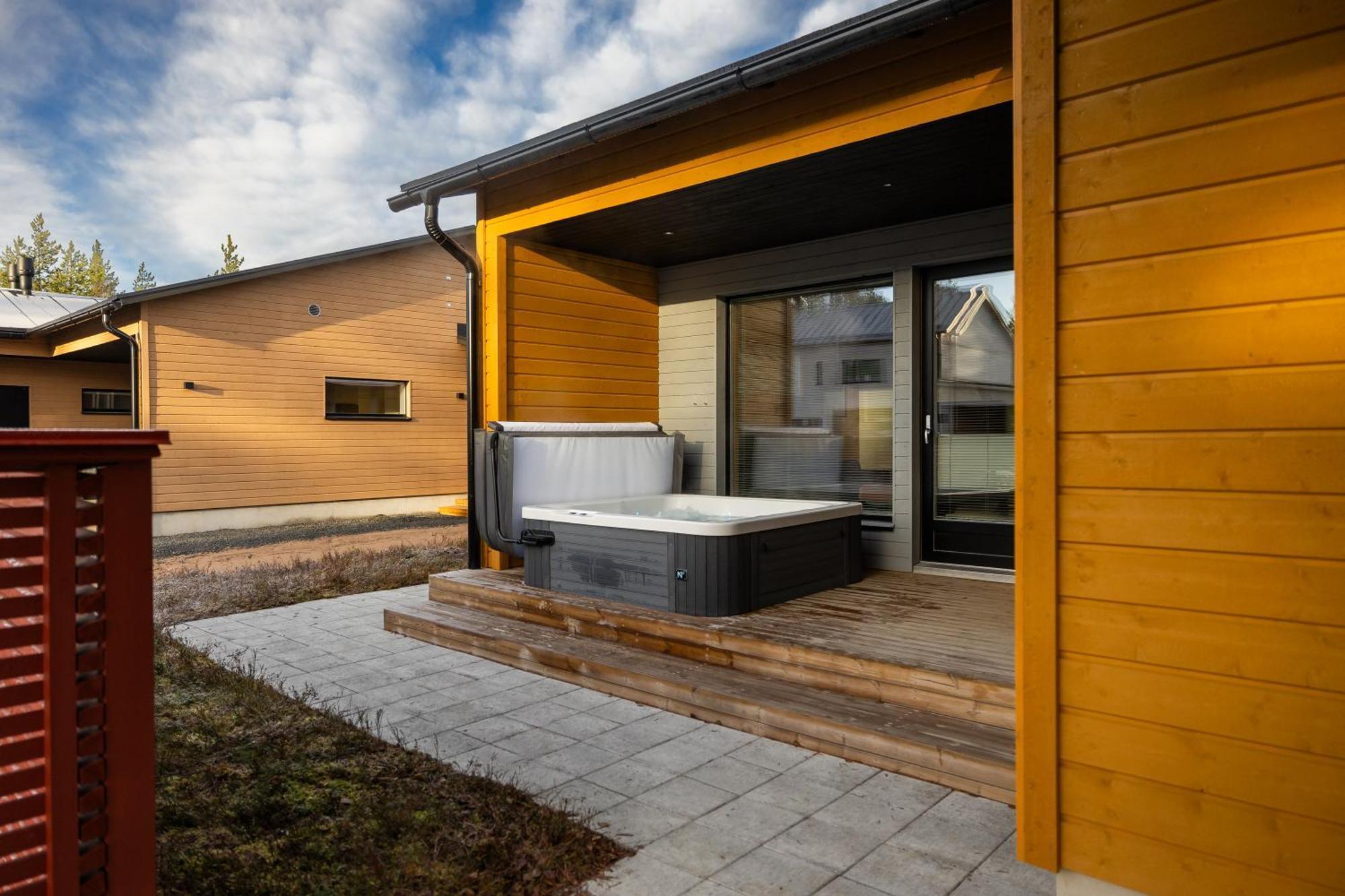 Premium Lapland Villa With Jaguzzi روفانييمي المظهر الخارجي الصورة